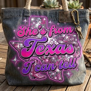 Hon är från Texas PNG-paket | Western Cowgirl Design, Texas självständighetsdag, hooking Texas PNG | Texas State Png Texas Girl (digital nedladdning) bild 5