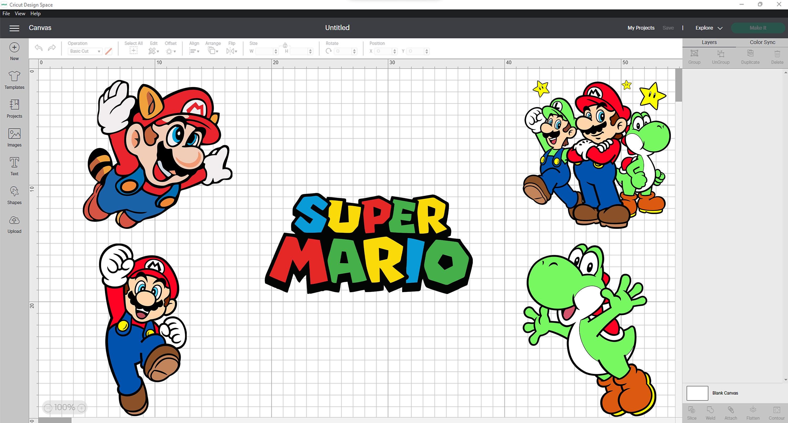 Super Mario SVG Bundle 400 Designs – Mario Png Dxf Eps Files, Gaming ...
