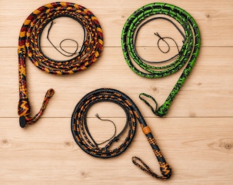 16 Zöpfe Handgemachte Rindsleder Bullwhip Indiana Jones Hochleistungs-, Zoroo Cosplay Prop