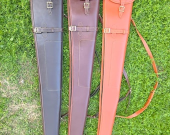 Handmade Leather Shotgun Case For Hunters Rifle Case