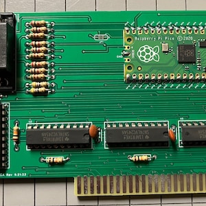 APPLE IIe VGA Graphics Card Sharp Graphics! Fully Built and Programmed With Custom Fonts