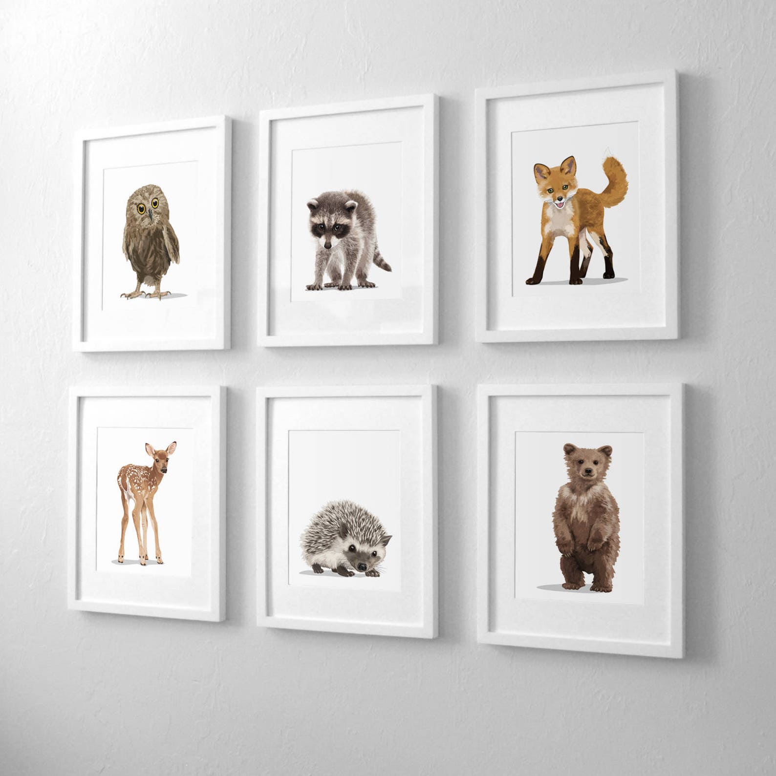 Baby Bear art PRINTABLE woodland bear cub nursery art | Etsy