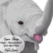 Baby Elephant Printable Art Toddler Nursery Artwork Jungle - Etsy