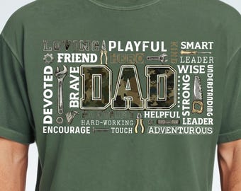 Happy Fathers Day PNG Bundle, Dad Word Collage Tools Sublimation Design, Handy Fix It Dad Shirt PNG, Best Dad Ever Digital Download