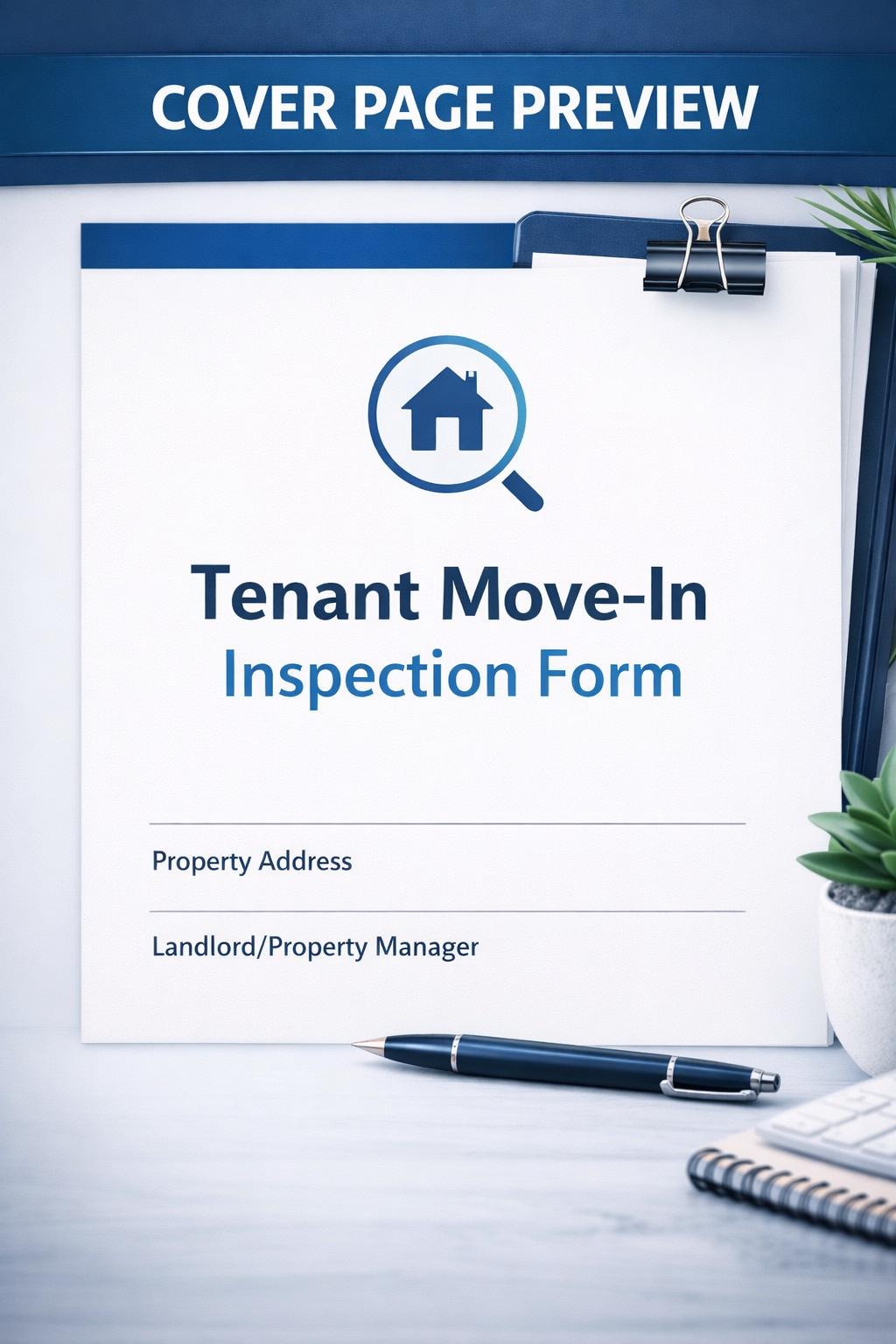 Tenant Inspection Worksheet.pdf Tenant Move-in Inspection Checklist Template | Rental Property ...