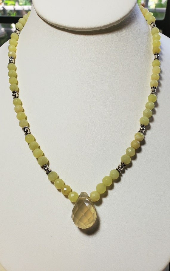 Lemon Quartz/ Lemon Citrine Sterling Silver Gemsto