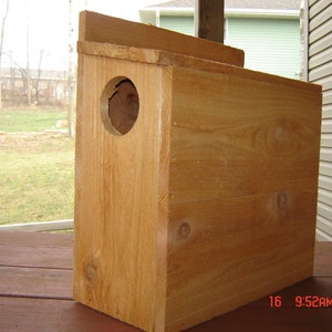 Cedar Squirrel Nesting Box/ Squirrel House. Handmade In The USA
