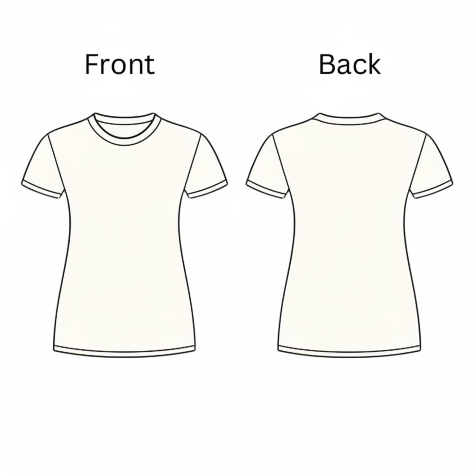Female Shirt Basic Pattern Everyday T-shirt Sewing Pattern Pdf | Basic Tee Pattern Women XXS-XL ...