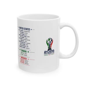 USA America United States USMNT World Cup 2026 Mug Soccer Fan Football Gift Modern Glossy New Quality Cup image 4
