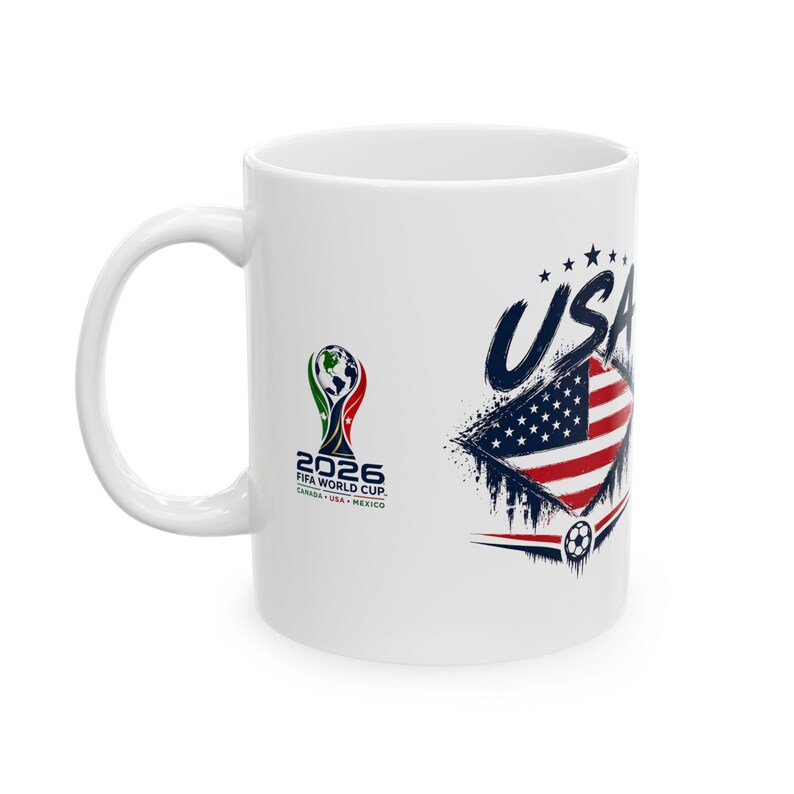 USA America United States USMNT World Cup 2026 Mug Soccer Fan Football Gift Modern Glossy New Quality Cup image 3