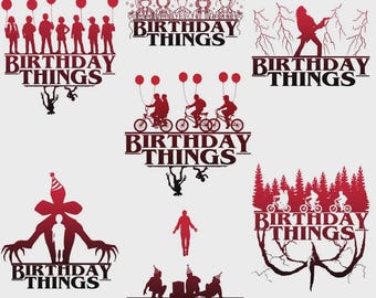 Bundle di cose per il compleanno Png,Bundle di cose per il compleanno,regalo di compleanno,downloader digitale.