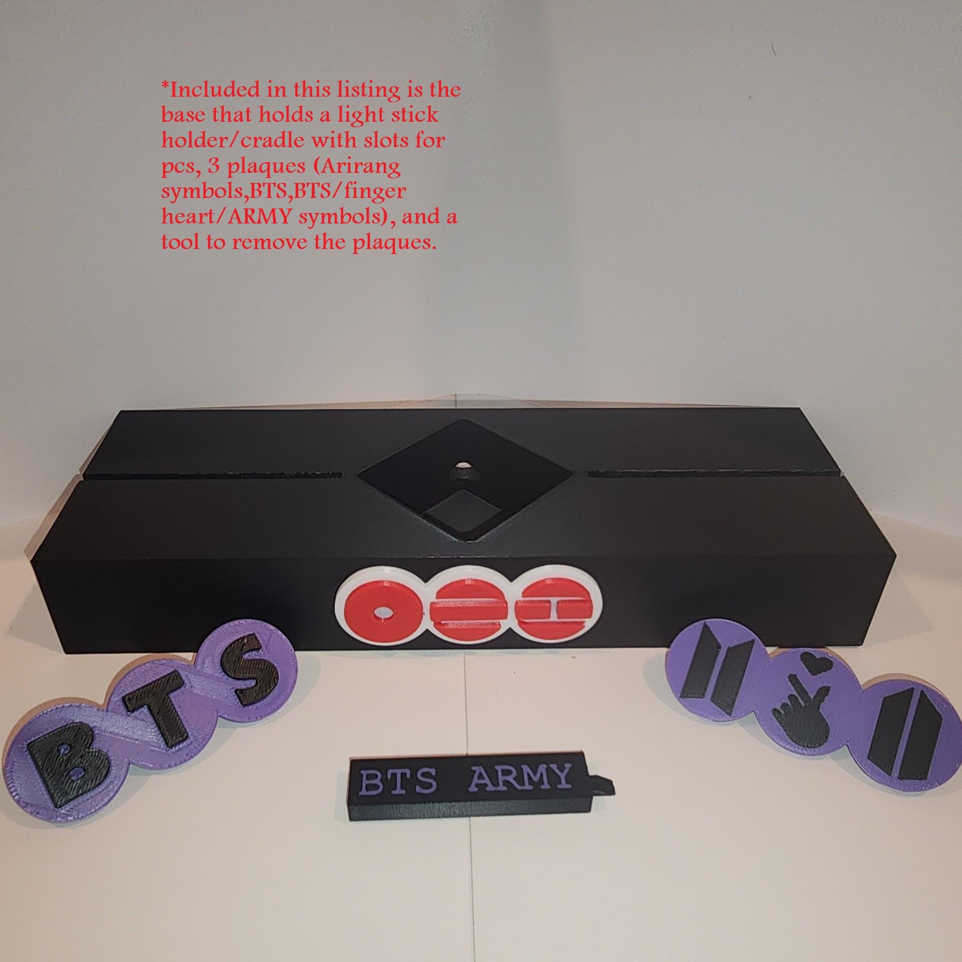 BTS Inspired 3D Printed Light Stick Cradle Holder and Pc Holder - Etsy