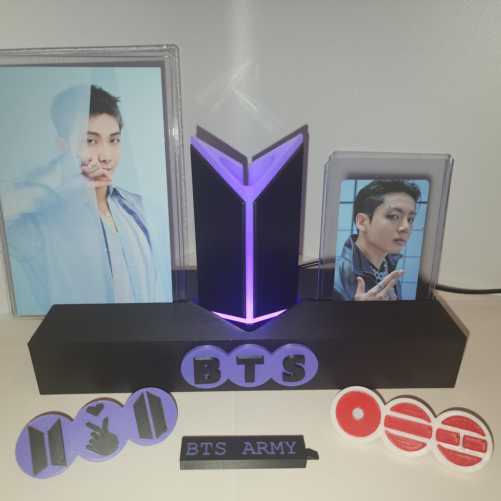 BTS Inspired 3D Printed Light Stick Cradle Holder and Pc Holder - Etsy