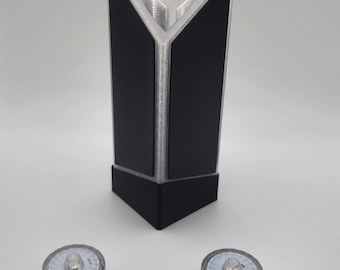 BTS inspired light stick version 4 fan made holder with LED light