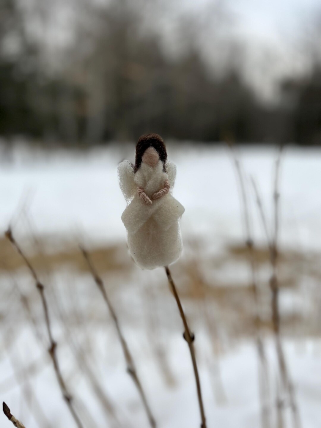 Mini Waldorf Finger Puppet Angel - Etsy