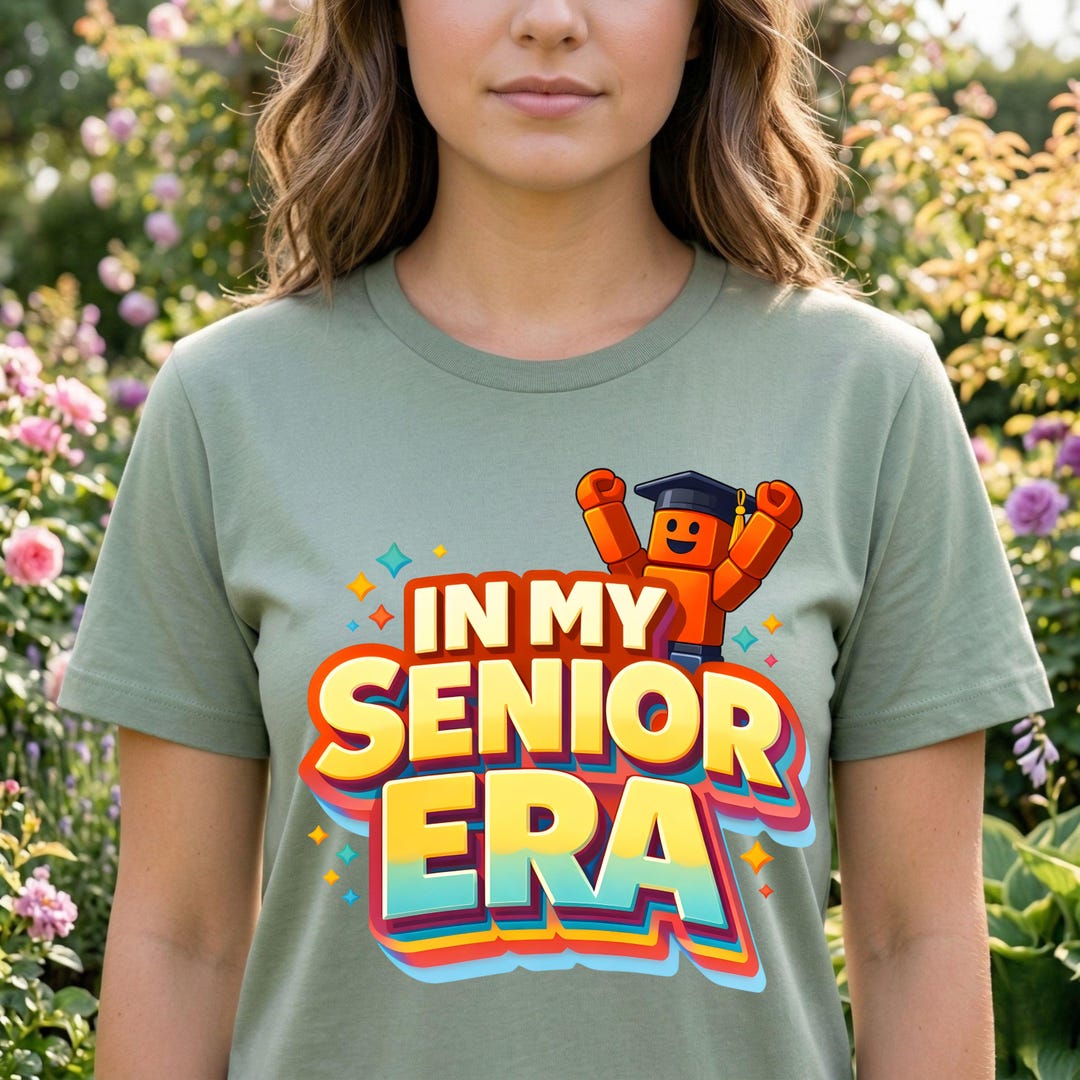 Roblox Senior Era Shirt Class Of 2026 Graduation Tee Youth Gamer Il 5s4u 