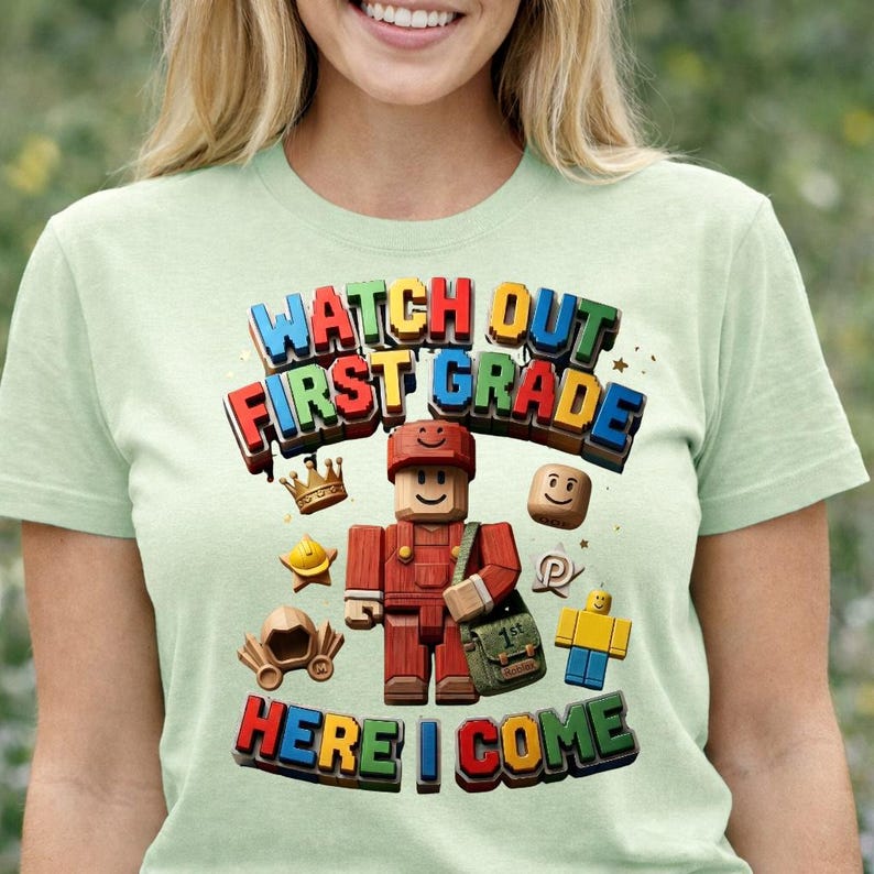 Roblox In My Senior Era Shirt Class Of 2026 Graduation Tee 3D Block Il Bfnc 