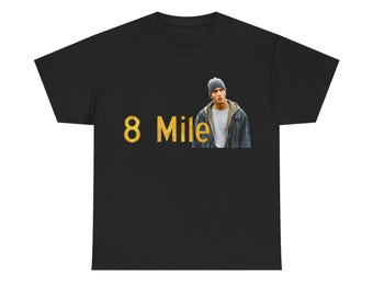 00s 8 Mile Eminem Movie Promo T-shirt. Vintage 2002 8 Mile Eminem