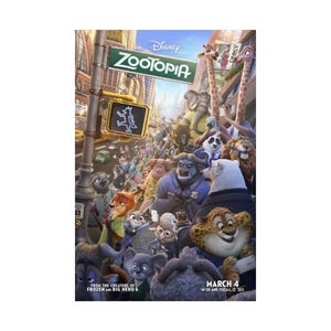 Zootopia / Premium Matt vertikal poster