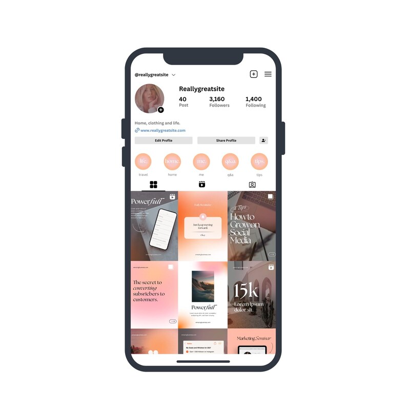 Instagram Templates Bundle | 50+ Canva Templates | Social Media Kit ...