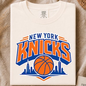 New York Knicks Graphic Tee, Knick Fan T Shirt, Basketball Team Gift, New York Basketball Game Day Shirt, Vintage Knicks Shirt