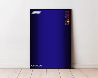 Poster LEGO Red Bull RB20 F1 | Art mural Formule 1 | Fond d'écran LEGO 42206 | Décoration de course imprimable | Téléchargement numérique