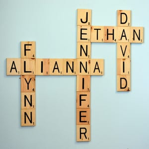 Scrabble Tiles - not vinyl