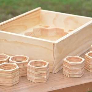A Box for A Great Game Clear natural wood