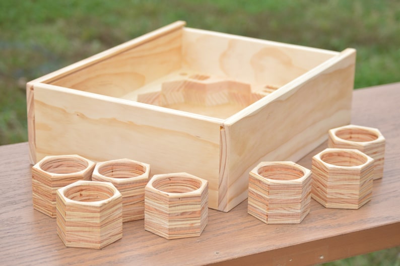 A Box for A Great Game Clear natural wood