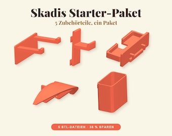 SKÅDIS Accessories STL Bundle | 3D printing files for headset controllers, mobile phones, keys, and pens