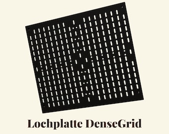 Kallax insert side panel | STL 3D print file | DenseGrid with open design