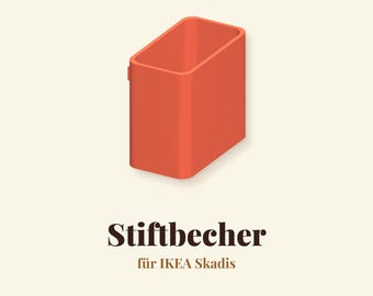 SKÅDIS Pen Holder STL | 3D Print File for Pens, Brushes and Tools