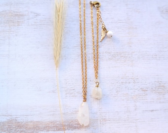Moonstone Necklace and Bracelet