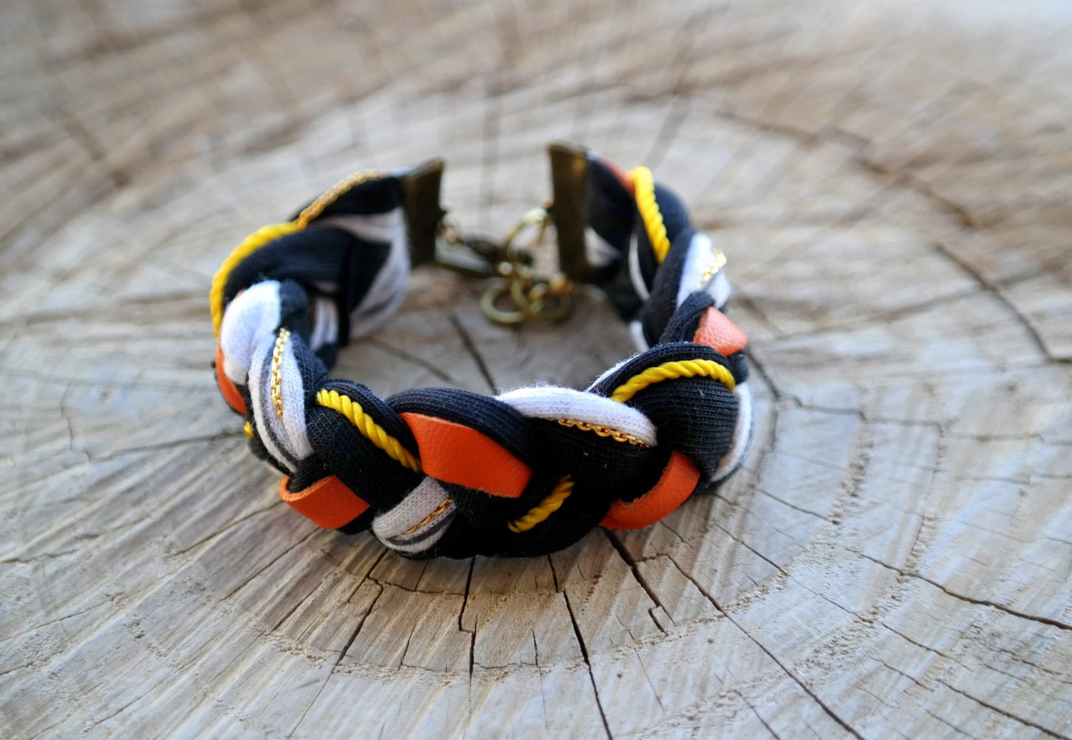 ブレスレット LABEL K FW21 BRAIDED FABRIC BRACELET (BR-TISSE_YELLOWTRIBE) il_fullxfull.1081542430_airk.jpg