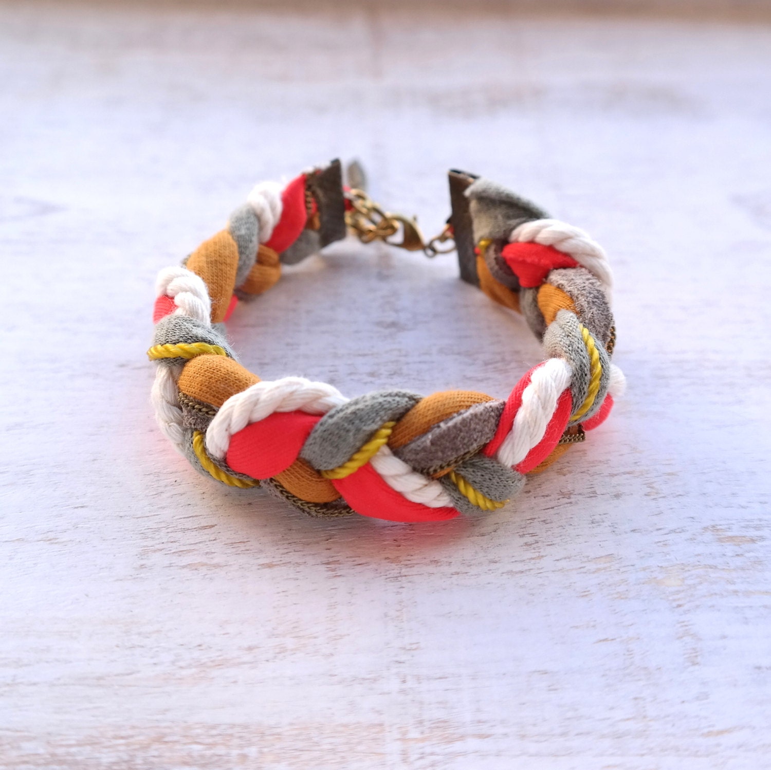 ブレスレット LABEL K FW21 BRAIDED FABRIC BRACELET (BR-TISSE_YELLOWTRIBE) il_fullxfull.1081542430_airk.jpg