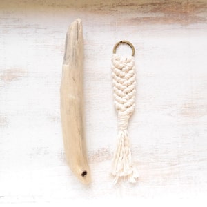 Boho Macrame Keychain, Boho Keychain, Macrame Key Chain, Friendship Key chain