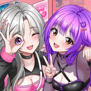 Custom Anime Illustration: Anime Art Commission, Personalized OC Character Portrait