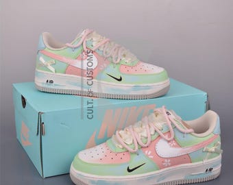Custom Air force one Handpainted girfriend gift for girls anniversay gift shoes shoes wash resistance protection
