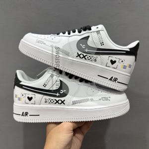 Custom Air Force One Print Stream CSGO Fans Gift Handpainted Sneakers ...