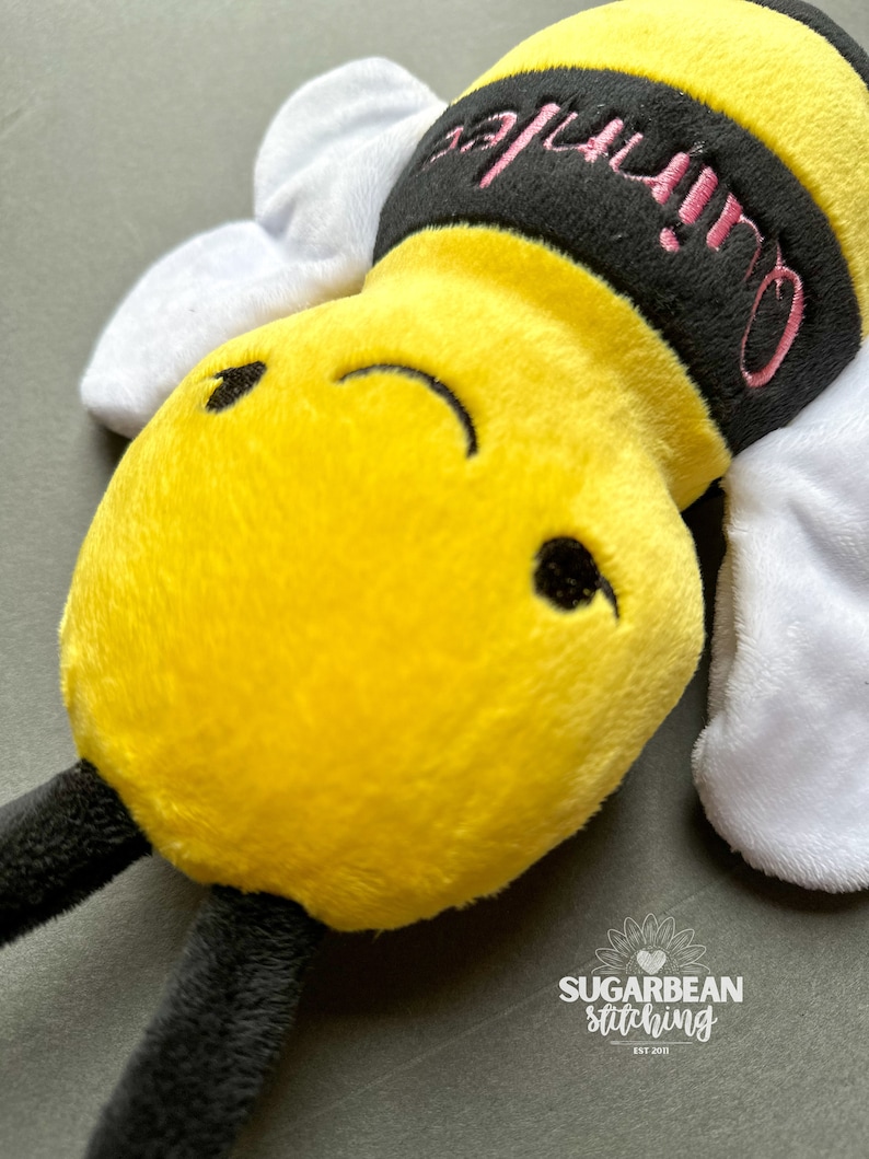 Bumble Bee Doll. Minky Plush. Optional Monogramming image 3