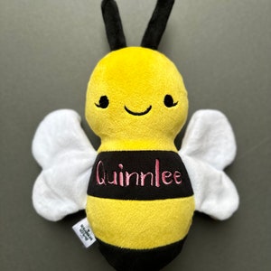Bumble Bee Doll. Minky Plush. Optional Monogramming image 1