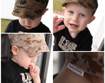 Reversible USMC Baby Cover. Desert AND Woodland Camo.