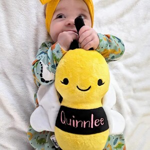 Bumble Bee Doll. Minky Plush. Optional Monogramming image 5