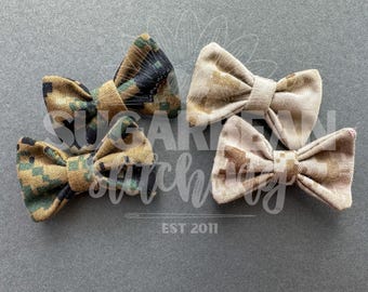 USMC Bow Piggie Set. Desert or Woodland Camo.