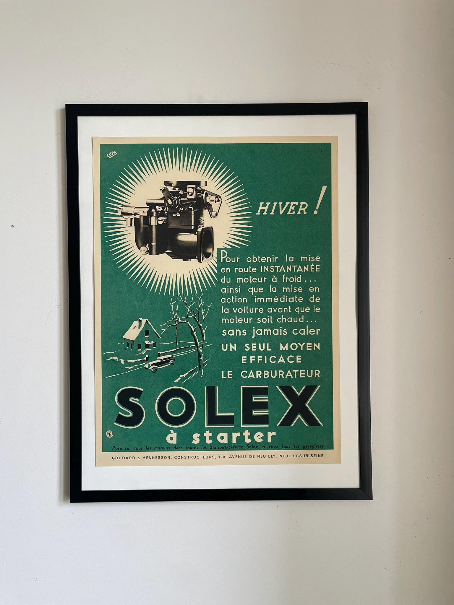 Plaque géante moto Steel Bros - PLAQUES METAL/Vespa, Solex & 2 roues