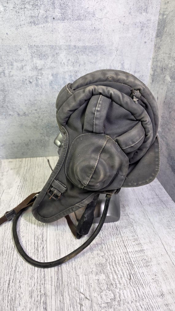 Vintage Soviet Padded Helmet Soft Protective Headgear USSR Size 3 Retro Collectible Display Piece View 6