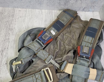 Vintage Soviet Canvas Strap Harness Adjustable Webbing Utility Gear Retro Collectible Display Piece USSR