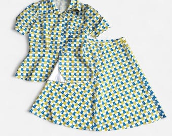 Ensemble deux pièces vintage des années 60