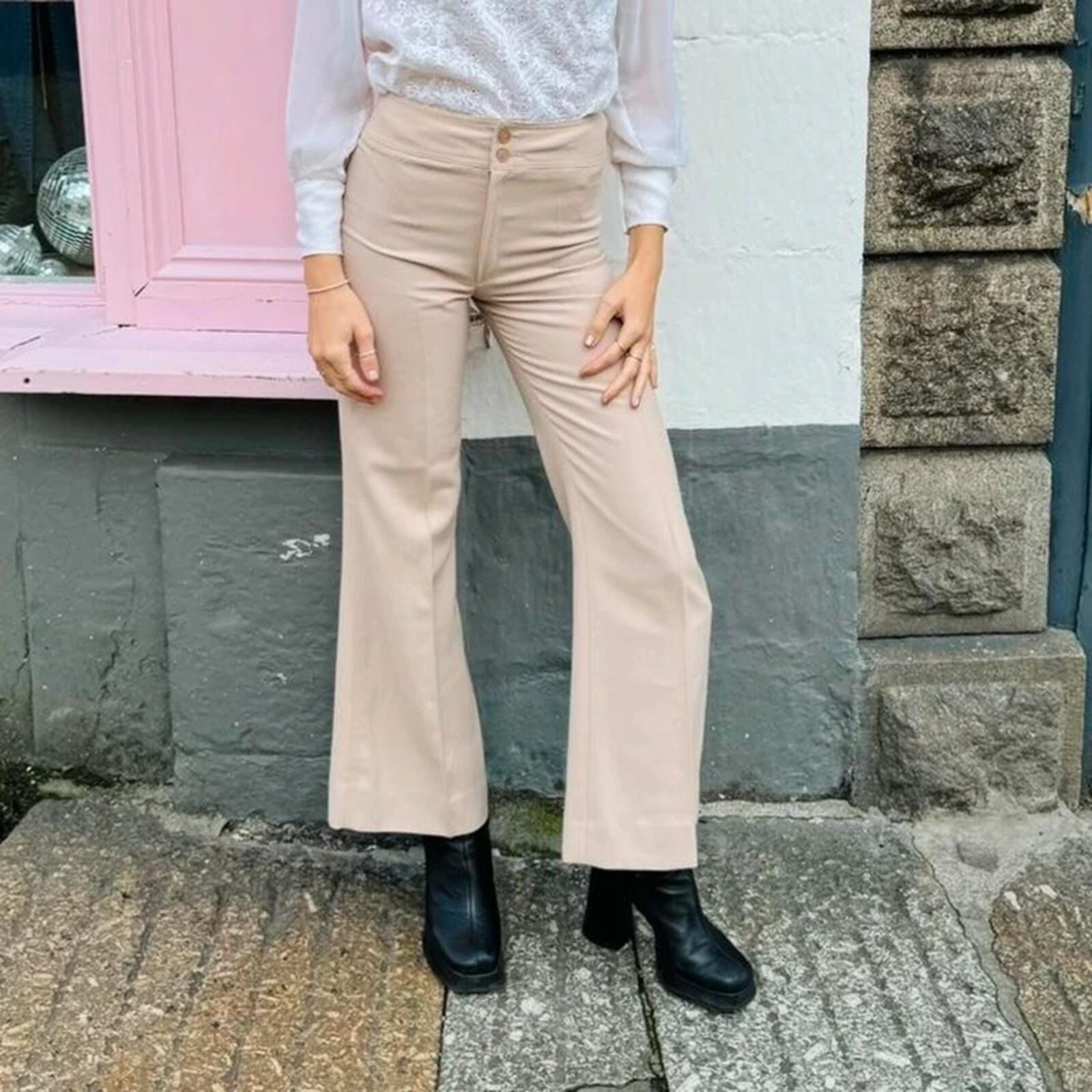 Vintage 70s Linen Trousers - Etsy UK