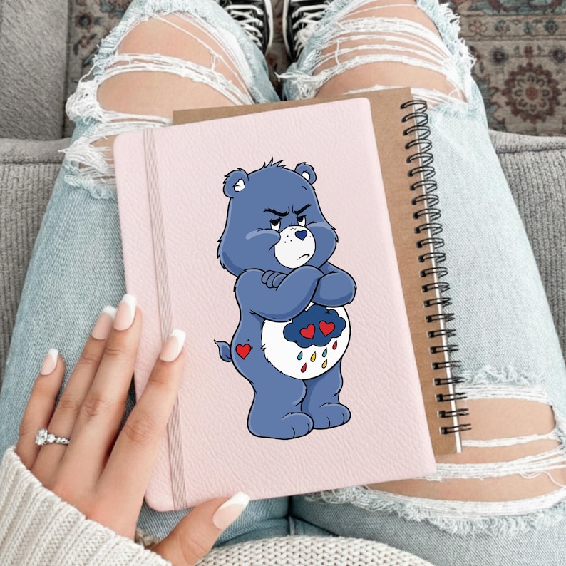 Care Bear Svg Bundle, Cute Pastel Rainbow Bear SVG Bundle | Retro Cartoon Bear Clipart | Kawaii Bear PNG | Sublimation & Cricut Files image 10